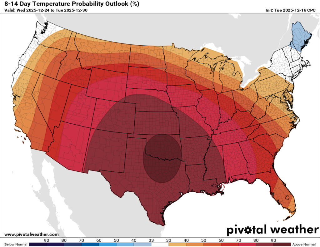 Dreaming of a tropical Christmas? This image may look like it's going to be a scorcher, but will it really be tropical?